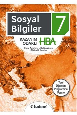 Tudem Yayınları 7. Sınıf Sosyal Bilgiler Kazanım Odaklı HBA - 1