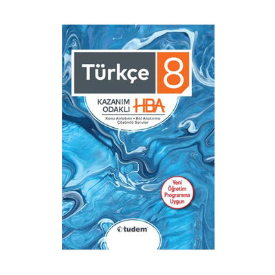 ​Tudem Yayınları 8. Sınıf Türkçe Kazanım Odaklı HBA - 1