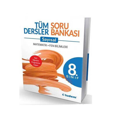 Tudem Yayınları 8. Sınıf Tüm Dersler Sayısal Soru Bankası - 1