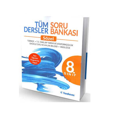 Tudem Yayınları 8. Sınıf Tüm Dersler Sözel Soru Bankası - 1