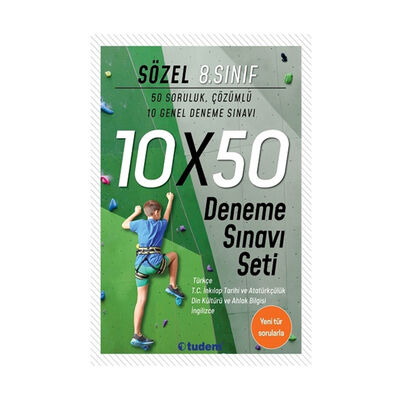 Tudem Yayınları 8. Sınıf Sözel 10×50 Deneme Sınavı Seti - 1