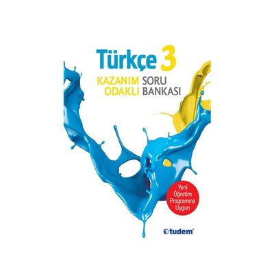Tudem Yayınları 3.Sınıf Türkçe Kazanım Odaklı Soru Bankası - 1