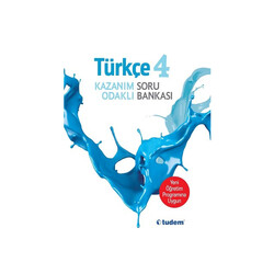 Tudem Yayınları - Tudem Yayınları 4.Sınıf Türkçe Kazanım Odaklı Soru Bankası