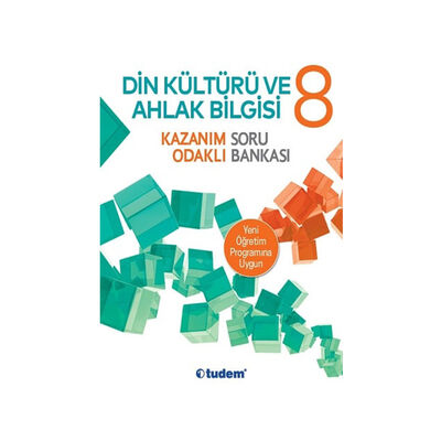 Tudem Yayınları 8.Sınıf Din Kültürü ve Ahlak Bilgisi Kazanım Odaklı Soru Bankası - 1