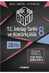 Tudem Yayınları 8. Sınıf T.C. İnkılap Tarihi ve Atatürkçülük 3 Boyut 28'li Föy - Tudem Yayınları
