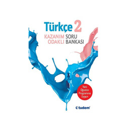 Tudem Yayınları - Tudem Yayınları 2.Sınıf Türkçe Kazanım Odaklı Soru Bankası