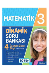 Tudem Yayınları - Tudem Yayınları 3. Sınıf Matematik Dinamik Soru Bankası
