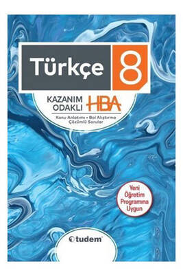 Tudem Yayınları 8. Sınıf Türkçe Kazanım Odaklı HBA - 1