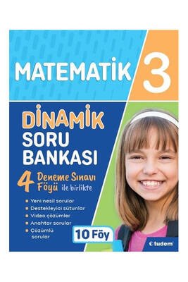 Tudem Yayınları 3. Sınıf Matematik Dinamik Soru Bankası - 1