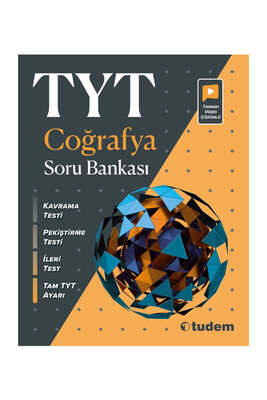 Tudem Yayınları TYT Coğrafya Soru Bankası - 1