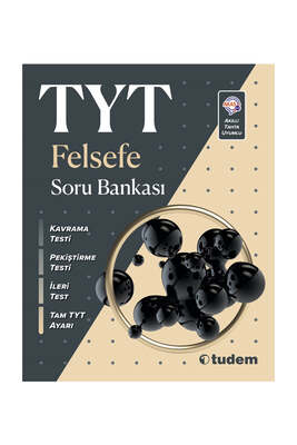 Tudem Yayınları TYT Felsefe Soru Bankası - 1