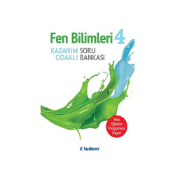 Tudem Yayınları - Tudem Yayınları 4.Sınıf Fen Bilimleri Kazanım Odaklı Soru Bankası