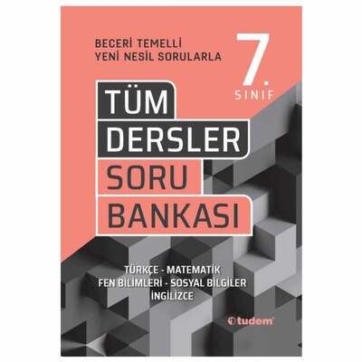 Tudem Yayınları 7.Sınıf Tüm Dersler Beceri Temelli Soru Bankası - 1