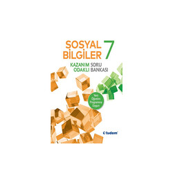 Tudem Yayınları - Tudem Yayınları 7. Sınıf Sosyal Bilgiler Kazanım Odaklı Soru Bankası