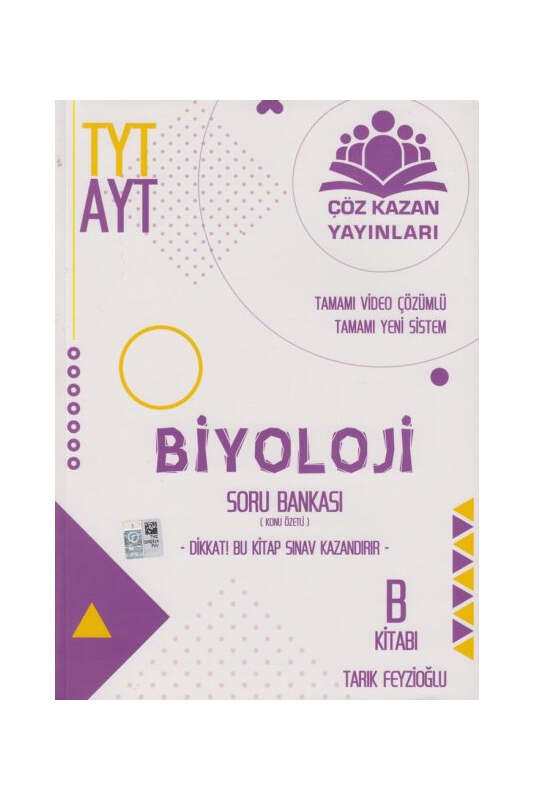 Çöz Kazan Yayınları TYT AYT Biyoloji Soru Bankası B Kitabı