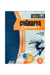 Hız ve Renk Yayınları - Hız ve Renk Yayınları TYT Coğrafya 40x5 Deneme 