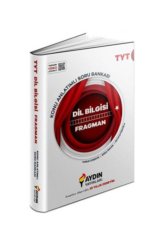 Aydın Yayınları TYT Dil Bilgisi Fragman Konu Anlatımlı Soru Bankası