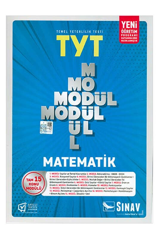 Sınav Dergisi Yayınları TYT Matematik Modül Modül Konu Anlatımlı