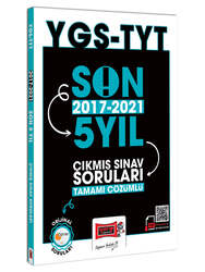 Yargı Yayınları - Yargı Yayınları TYT Son 5 Yıl (2017-2021) Tamamı Çözümlü Çıkmış Sınav Soruları