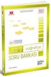 ÜçDörtBeş Yayınları - ÜçDörtBeş Yayınları AYT Coğrafya Soru Bankası
