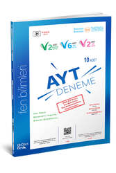 ÜçDörtBeş Yayınları - ÜçDörtBeş Yayınları AYT Fen Bilimleri 10 Deneme