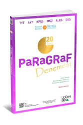 ÜçDörtBeş Yayınları 2025 20 Adet TYT AYT KPSS MSÜ ALES DGS Paragraf Denemesi - ÜçDörtBeş Yayınları