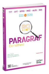 ÜçDörtBeş Yayınları 2026 20 Adet TYT AYT KPSS MSÜ ALES DGS Paragraf Denemesi - ÜçDörtBeş Yayınları