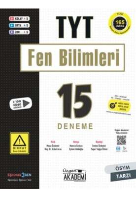 Üçgen Akademi TYT Fen Bilimleri 15 li Deneme Sınavı - 1