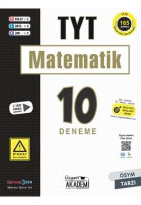 Üçgen Akademi TYT Matematik 10 lu Deneme Sınavı - 1