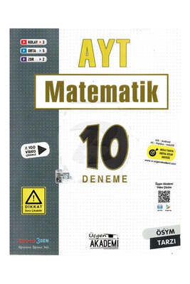 Üçgen Akademi AYT Matematik 10 Deneme - 1