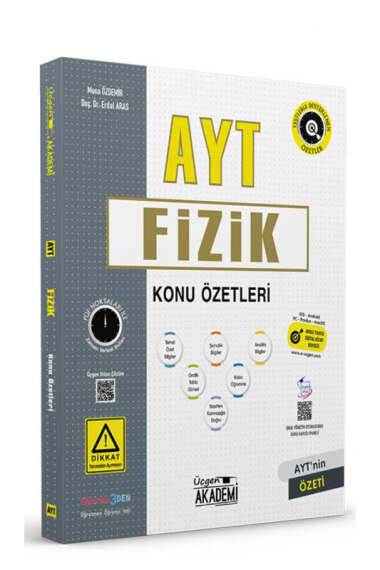 Üçgen Akademi Yayınları 2024 AYT Fizik Konu Özetleri - 1