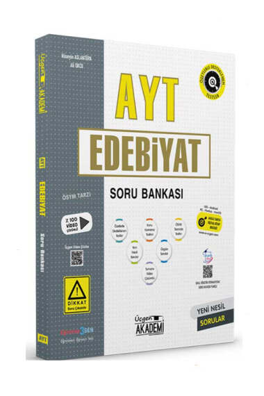 Üçgen Akademi Yayınları 2024 AYT Türk Dili ve Edebiyatı Soru Bankası - 1