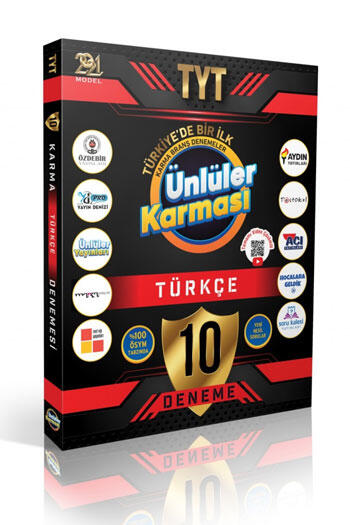 Ünlüler Karması Yayınları 2021 TYT 10 LU DENEME Türkçe