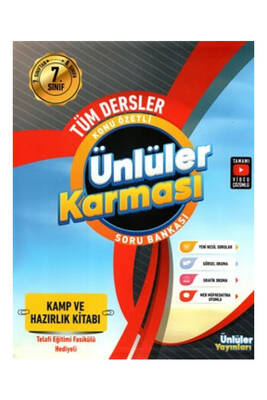 Ünlüler Karması 7 den 8 e Geçiş Tüm Dersler Kamp ve Hazırlık Kitabı - 1