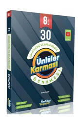 Ünlüler Karması Yayınları - Ünlüler Karması 8. Sınıf Din Kültürü ve Ahlak Bilgisi 30 Branş Deneme