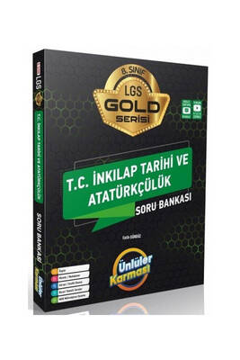Ünlüler Karması Yayınları 8. Sınıf LGS T.C İnkılap Tarihi ve Atatürkçülük Gold Serisi Soru Bankası - 1