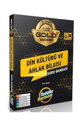 Ünlüler Karması Yayınları 8. Sınıf LGS Din Kültürü ve Ahlak Bilgisi Gold Serisi Soru Bankası - 1