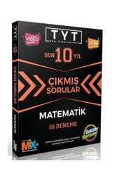 Ünlüler Karması Yayınları - Ünlüler Yayınları TYT Matematik Son 10 Yıl Çıkmış Sorular 10 Deneme