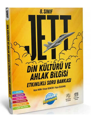 Ünlüler Karması Yayınları 8. Sınıf Jett Din Kültürü ve Ahlak Bilgisi Etkinlikli Soru Bankası - 1