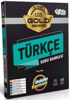 Ünlüler Karması Yayınları 8. Sınıf LGS Türkçe Gold Serisi Soru Bankası - 1