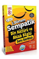 Ünlüler Karması Yayınları - Ünlüler Karması 8. Sınıf LGS Din Kültürü ve Ahlak Bilgisi 1. Dönem Sempatik Soru Bankası
