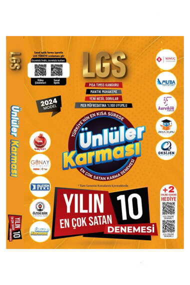 Ünlüler Karması Yayınları 2024 LGS 10 Deneme Sınavı - 1