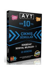 Ünlüler Karması Yayınları - Ünlüler Yayınları AYT Edebiyat Sosyal Bilimler-1 Son 10 Yıl Çıkmış Sorular 10 Deneme