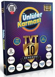 Ünlüler Karması Yayınları - Ünlüler Yayınları TYT Ünlüler Karması 10 Deneme