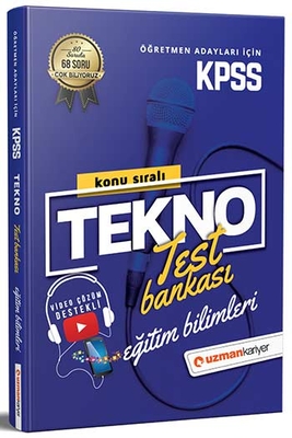 Uzman Kariyer Yayınları 2021 KPSS Eğitim Bilimleri Tüm Dersler Test Bankası - 1