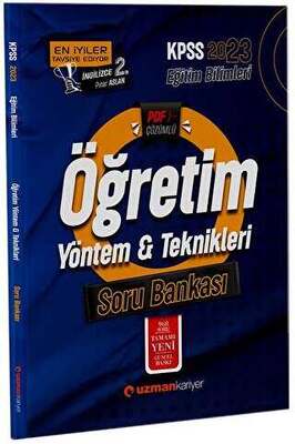 Uzman Kariyer Yayınları 2023 KPSS Eğitim Bilimleri Öğretim Yöntem ve Teknikleri Soru Bankası - 1