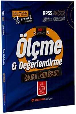 Uzman Kariyer Yayınları 2023 KPSS Eğitim Bilimleri Ölçme ve Değerlendirme Soru Bankası - 1