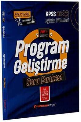 Uzman Kariyer Yayınları 2023 KPSS Eğitim Bilimleri Program Geliştirme Soru Bankası - 1