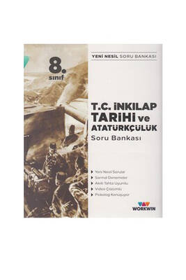 Workwin Yayınları 8. Sınıf LGS T.C. İnkılap Tarihi ve Atatürkçülük Soru Bankası - 1