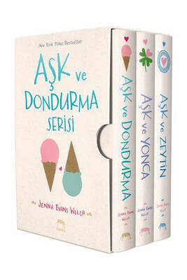Yabancı Yayınları Aşk ve Dondurma Serisi Kutulu Seti 3 Kitap Takım - 1